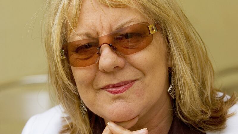 Sue Townsend (1946-2014): “I ruthlessly exploited Adrian. But he can’t afford to sue me.” Photograph: David Levenson/Getty Images