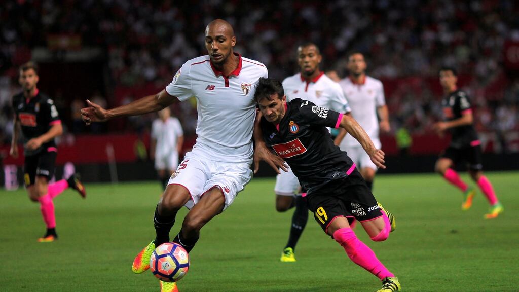 Sevilla’s Steven N’Zonzi was on Sam Allardyce’s radar. Photograph: Jon Nazca/Reuters