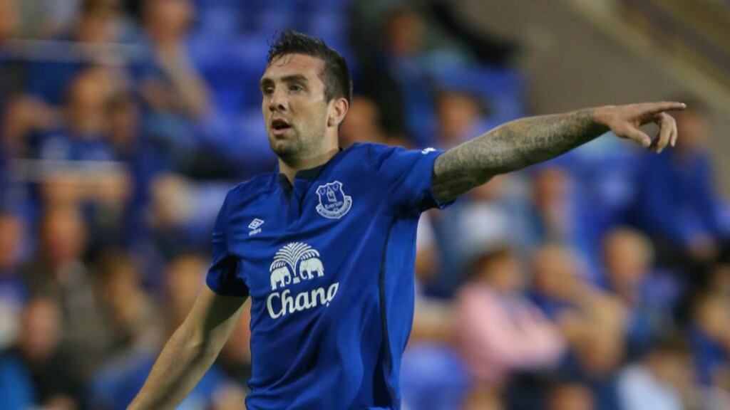 Shane Duffy: his progress at Everton had really halted a couple of seasons back. Photograph: Dave Thompson/Getty Images