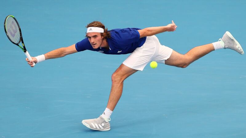 Greece’s Stefanos Tsitsipas showed his promise when winning the ATP finals in London in December. Photograph: Chris Hyde/Getty Images