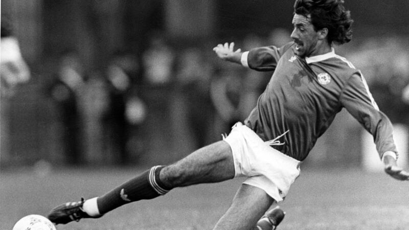 Mark Lawrenson: Photograph: Billy Stickland/Inpho