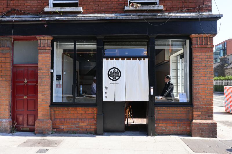 Matsukawa offers omakase dining, where the chef selects what the customers eat. Photograph: Dara Mac Dónaill