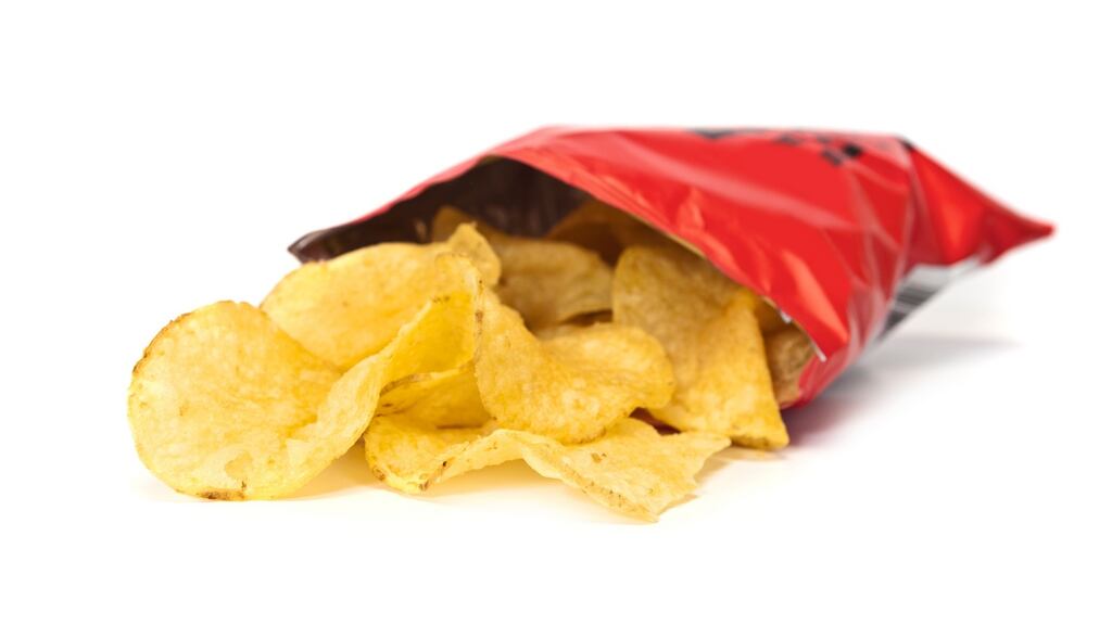 Crisp packets are among the items that can be recycled via TerraCycle programme. Photograph: Getty Images