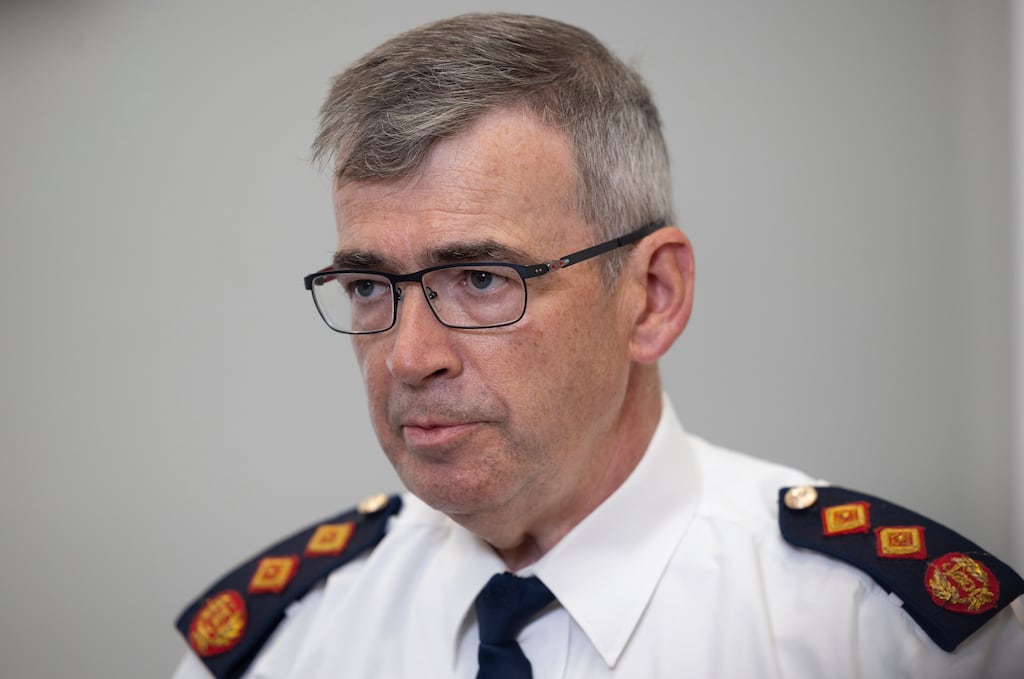 Garda Commissioner Drew Harris has turned down the offer of a contract extension that would enable him to continue in the role beyond the age of 60. Photograph: Sam Boal/Collins Photos