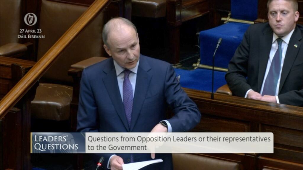 Micheál Martin has hit out at The Ditch website that broke the Niall Collins land purchase story, calling it a "political campaign."