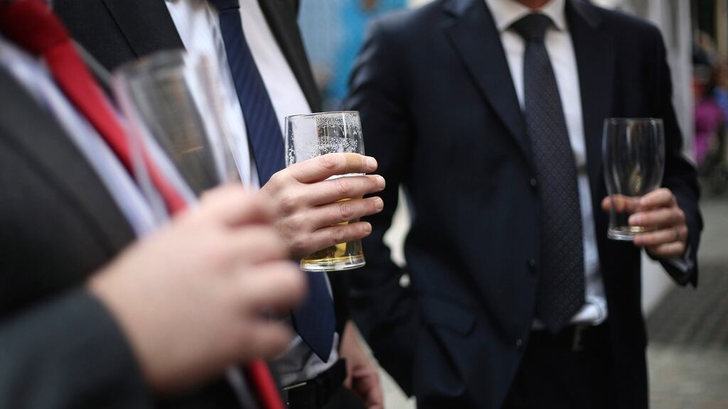 One in five Irish people said they experienced ‘guilt’ or ‘remorse’ after drinking alcohol in the last 12 months, according to a new survey. File photograph: Philip Toscano/PA Wire