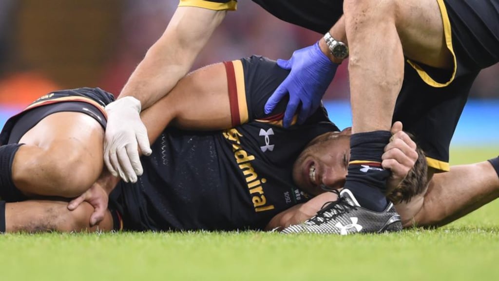 Wales’ Rhys Webb has been ruled out of the Rugby World Cup. Photograph: PA