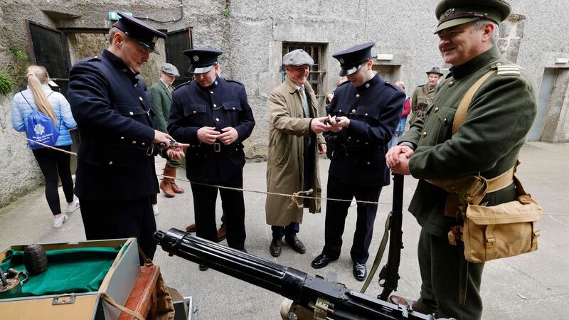 Ar an 16ú Eanáir 1922: bunaíodh An Garda Sibhialta (An Garda Síochána ó 1923 ar aghaidh). Grianghraf: Alan Betson