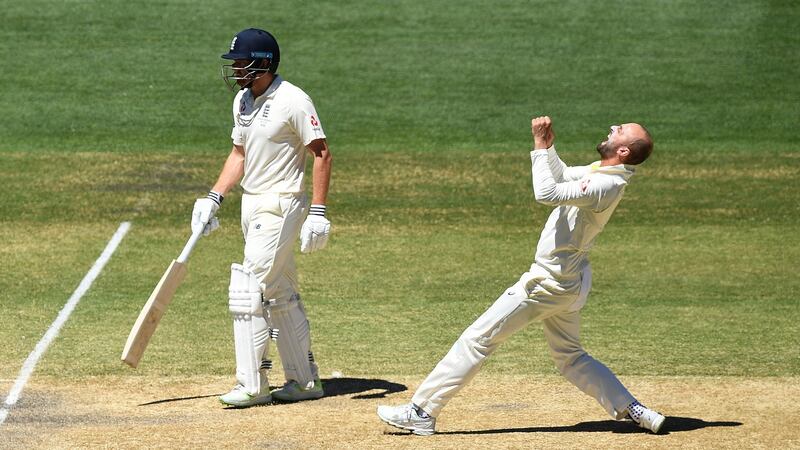 Nathan Lyon has taken 11 wickets in the first two Tests. Photograph: Dave Hunt/EPA
