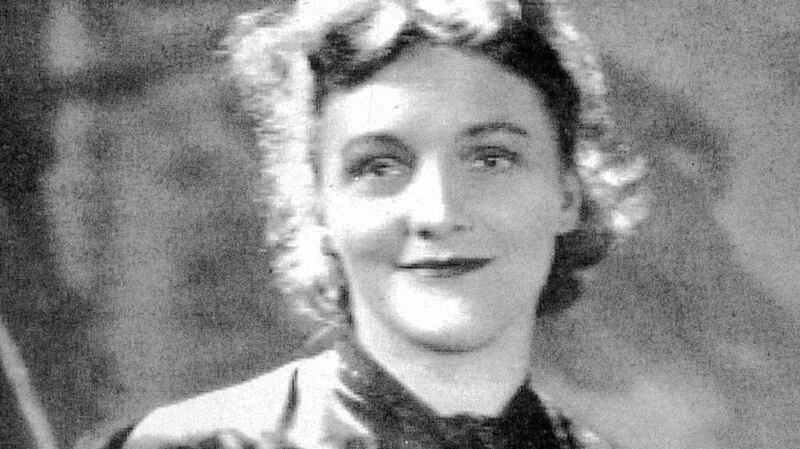 The singer Delia Murphy, who continued to perform in front of a large and frightened audience at the Ulster Hall as the bombs dropped outside.