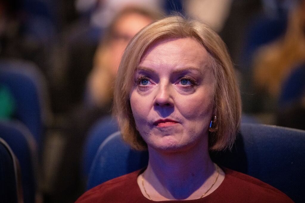 The British pound gained against the dollar on Monday after calls grew for the resignation of UK prime minister Liz Truss following a series of damaging U-turns on her government’s “mini” budget. Photograph: EPA