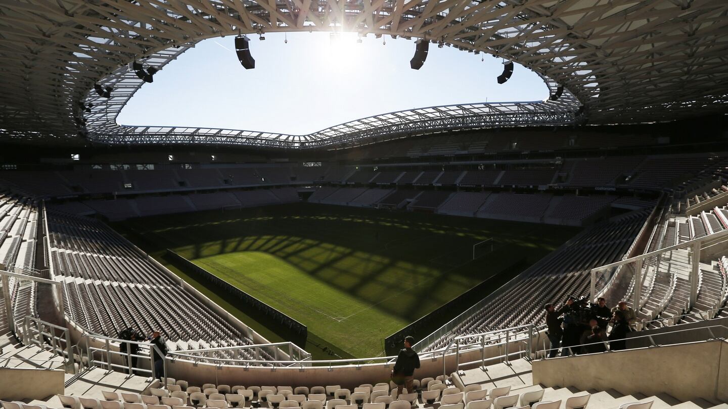 Nice: Another one that bears more than a passing resemblance to the Irish team’s home, the Allianz Riviera, as it is known in everyday life, is a 35,000-seat stadium that opened a couple of years ago. It will also host rugby and various other events, and the impressive new national sports museum is housed in the stadium complex on the edge of the city. It will host three group games and a round of 16 tie.