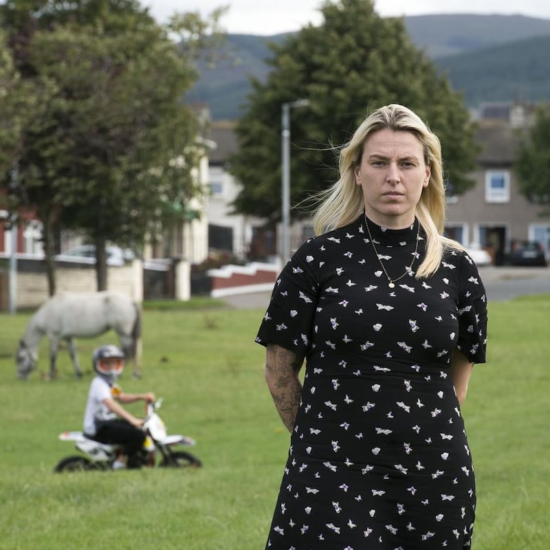 Independent Senator Lynn Ruane in Killinarden, Tallaght. Photograph: Dave Meehan/The Irish Times