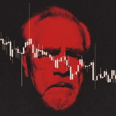 “There he is. That’s dad,” tweeted Sarah Mimms, an NBC News editor, above a screenshot of Fox’s stock shedding half a billion in value. Illustration: Sam Whitney/The New York Times