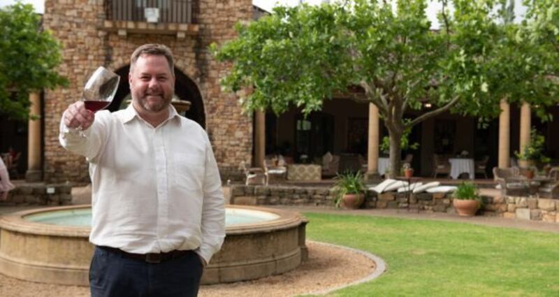 Andre Morgenthal, wine expert in the Cape Wineland