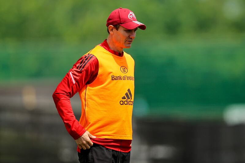 Stephen Larkham has acknowledged how difficult it was for Munster to recover mentally from the Toulouse defeat. Photograph: Ben Brady/Inpho