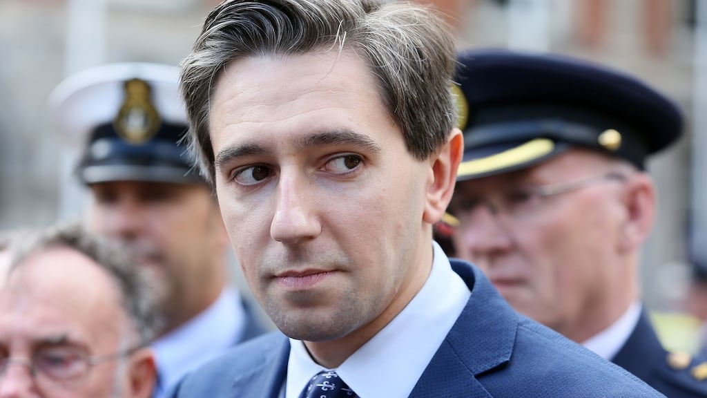 Minister for Health Simon Harris at the launch of a new national day to recognise the unsung heroes from frontline and emergency services at Dublin Castle. Photograph: Brian Lawless/PA Wire