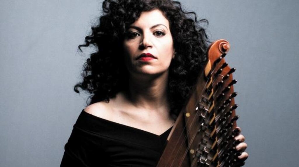 Syrian composer and player of the qanun Maya Youssef plays at  The Dock, Carrick on Shannon on Saturday