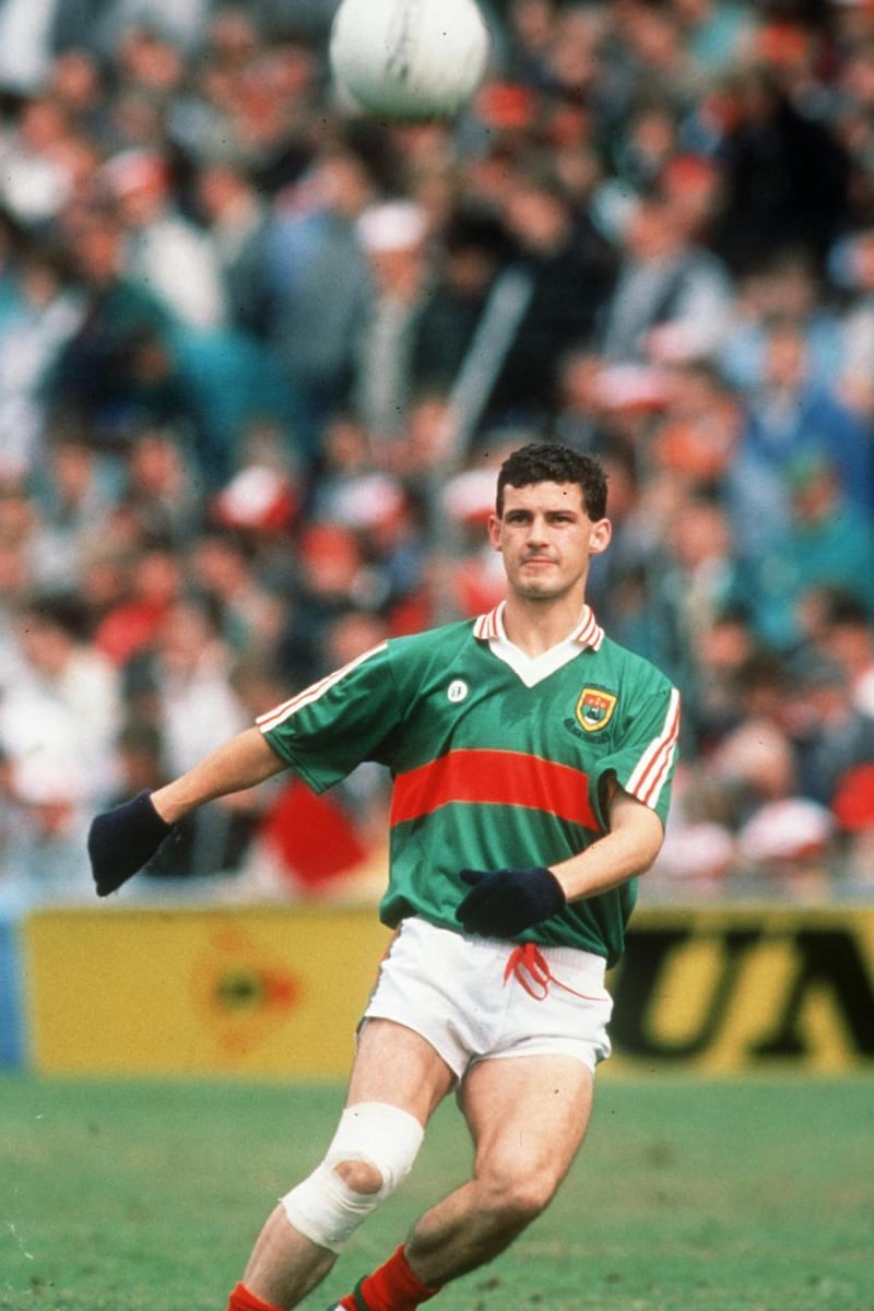 Mayo’s Kevin McStay in action in 1989. Photograph: James Meehan/Inpho