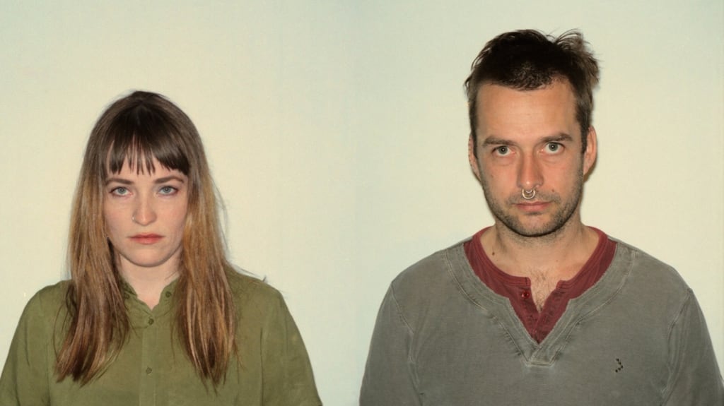 Radie Peat and Ian Lynch. Photograph: Brian Teeling