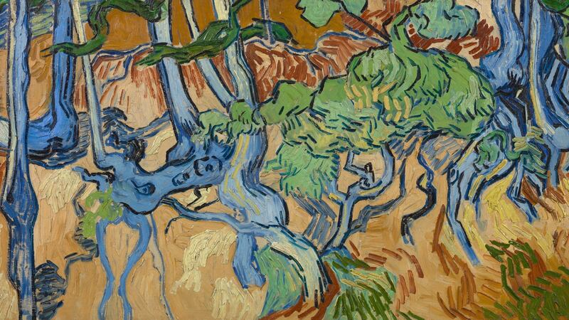 Van Gogh’s last painting, Tree Roots. Collection: Van Gogh Museum (Vincent van Gogh Foundation)