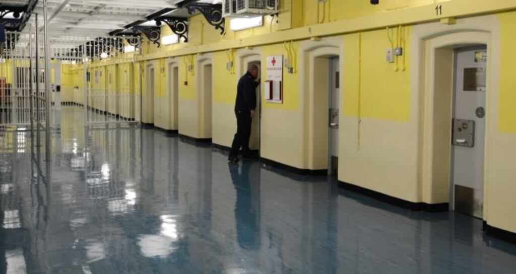 Mountjoy Prison: there have been several significant outbreaks among prisons, including one in Mountjoy which affected 36 inmates. Photograph: Cyril Byrne