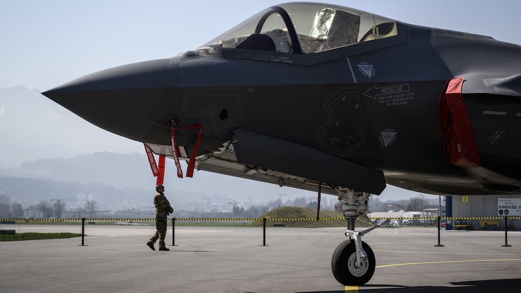 The Combined Air Operations Centre scrambled an F-35 jet from Norway to monitor a Russian intelligence aircraft flying off the country’s northern coast. Photograph: Fabrice Coffrini/Getty Images