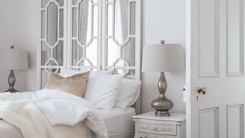 The bedroom. Photograph: Paul Rankin