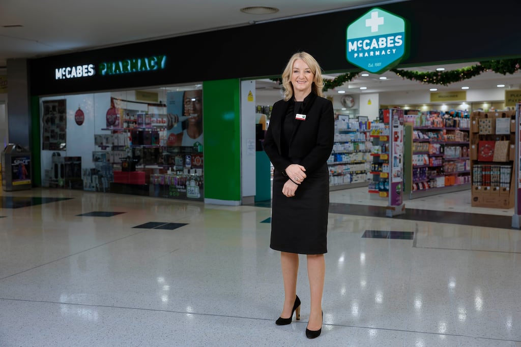 Sharon McCabe of McCabes Pharmacy. Photograph: Conor McCabe Photography.