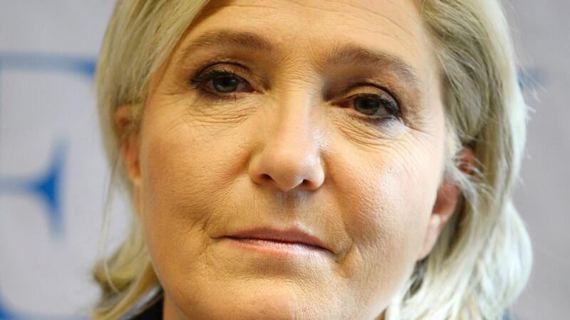 French National Front (FN) leader Marine Le Pen. Photograph: Roberto Pfeil/AFP