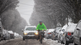 Weather warning: Heavy rain and melting snow result in ‘dangerous travel conditions’ for motorists