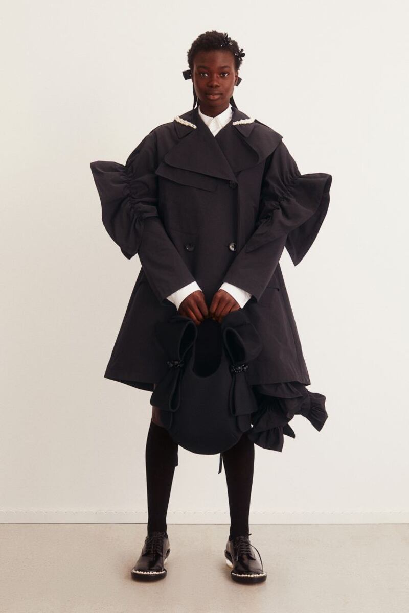 Simone Rocha x H&M: the oversized A-line coat I’d hoped to buy. It would have cost €159