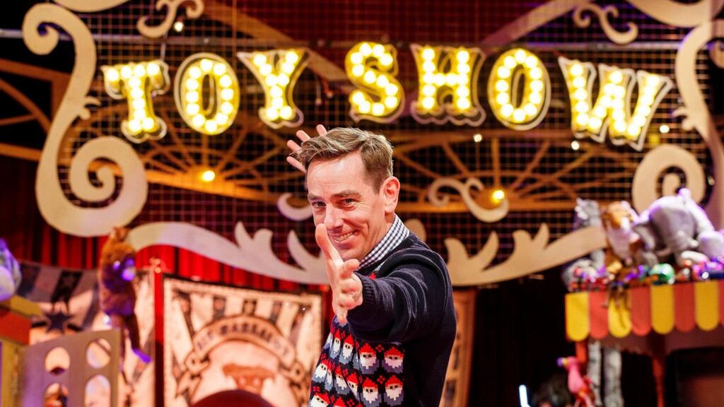 The Late Late Toy Show: Ryan Tubridy in one of his astonishing collection of festive jumpers