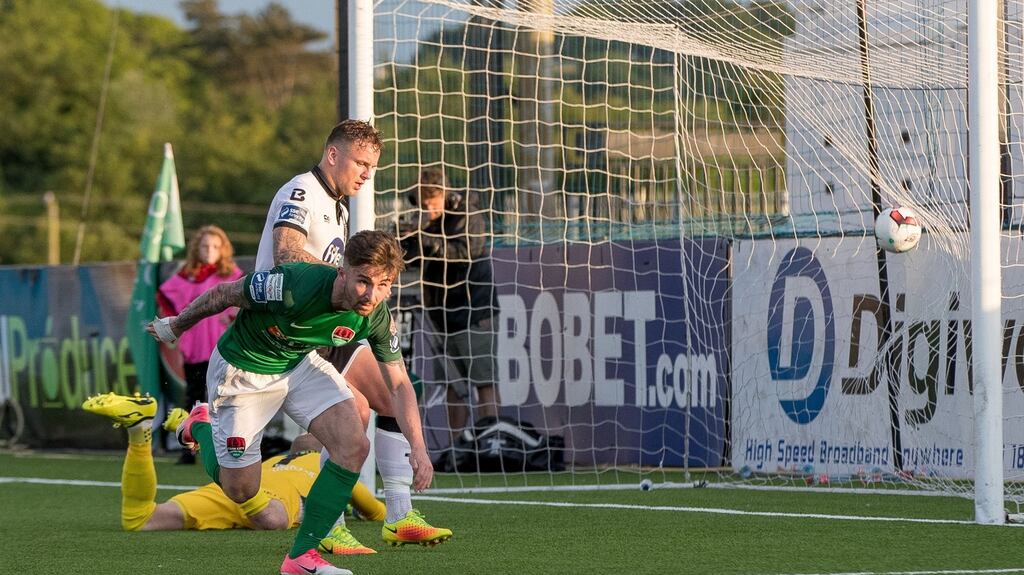 Sean Maguire was Cork City’s hat-trick hero as they beat Dundalk 3-0 at Oriel Park. Photograph: Morgan Treacy/Inpho