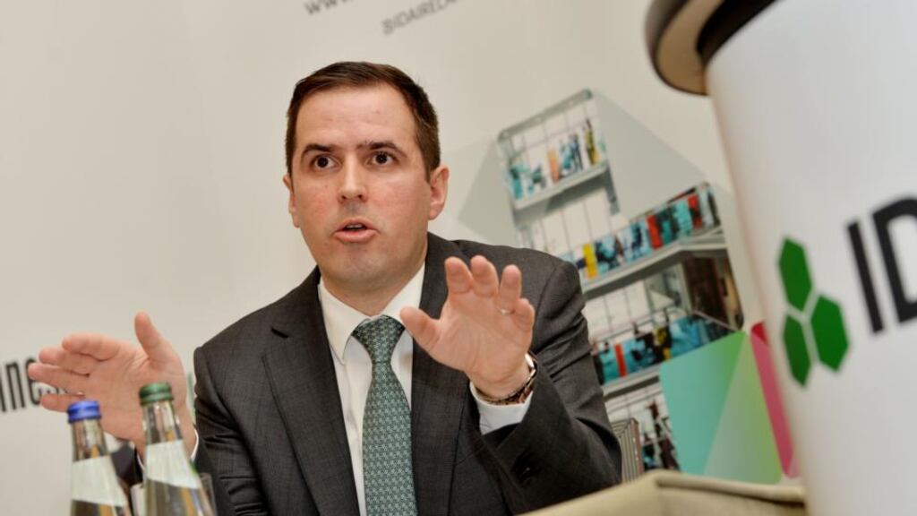 IDA chief Martin Shanahan: ’Ireland isnot afraid to be out front. We will play hard and we will compete hard but fair to win.’ Photograph: Alan Betson