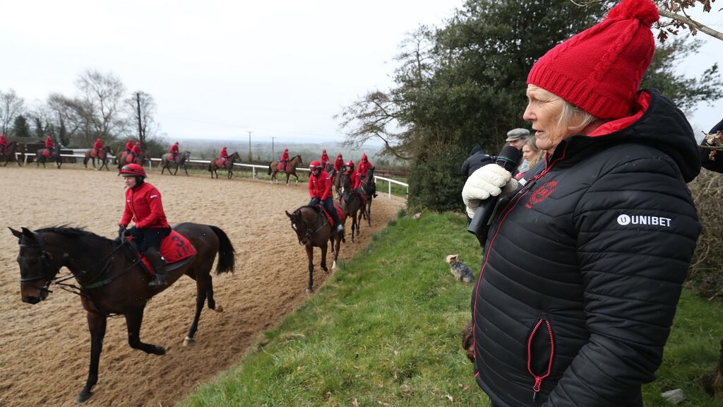 Jessica Harrington:  “It was very good. She was brilliant again. She was back home at 11 o’clock last night. She was fine and grand this morning.” Photograph: Niall Carson/PA
