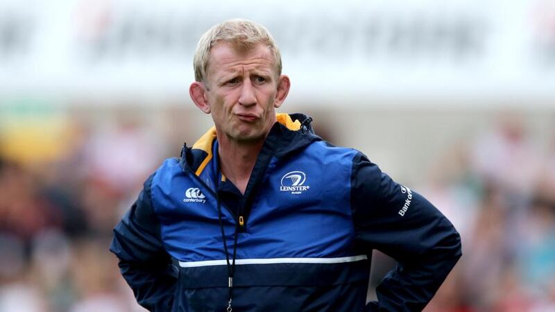 Leinster coach Leo Cullen before his side’s pre-season friendly at Kinsgpan Stadium, Belfast. Photograph: Inpho
