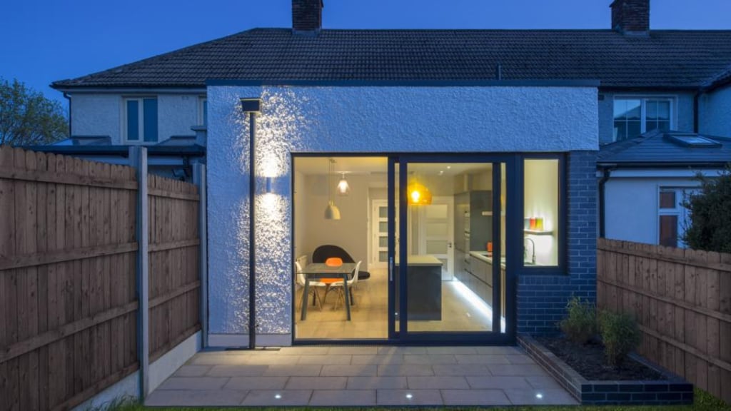 112 Collins Avenue East, Donnycarney: the three-bedroom terraced house has been extended by about a third