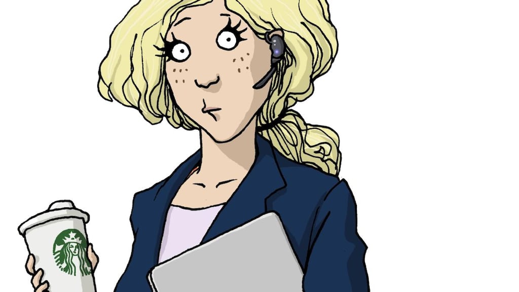 Sorcha steps out of the kitchen, all smiles. She’s like, ‘Hi, Dad – oh my God, you brought the shovel!’