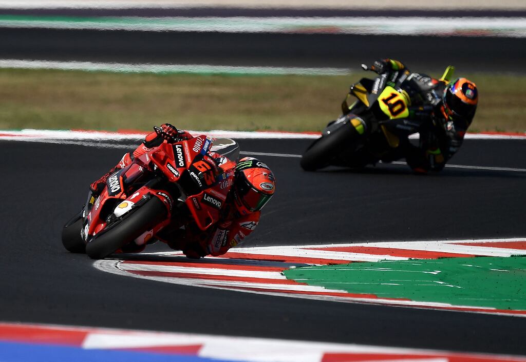 At races, Emer found herself waiting always for someone in a hi-vis jacket to come running up to her. Photograph: Filippo Monteforte/AFP via Getty Images)