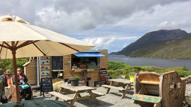 Street food award: Misunderstood Heron, near Leenane, Killary Harbour, Co Galway