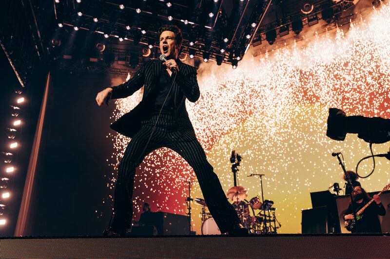 The Killers. Photograph: Chris Phelps