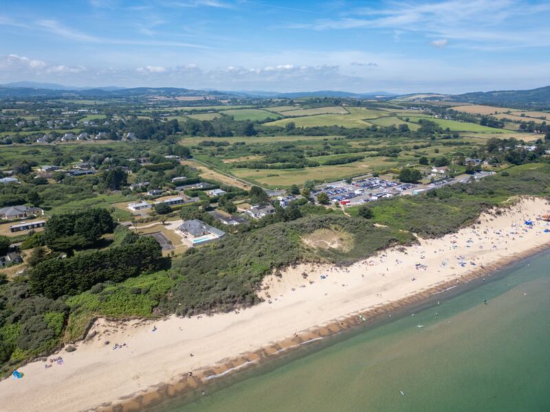 The beach at Brittas Bay