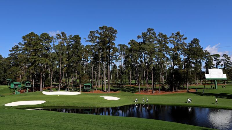 There have been 20 holes-in-one at the 16th at Augusta. Photograph: Jamie Squire/Getty Images