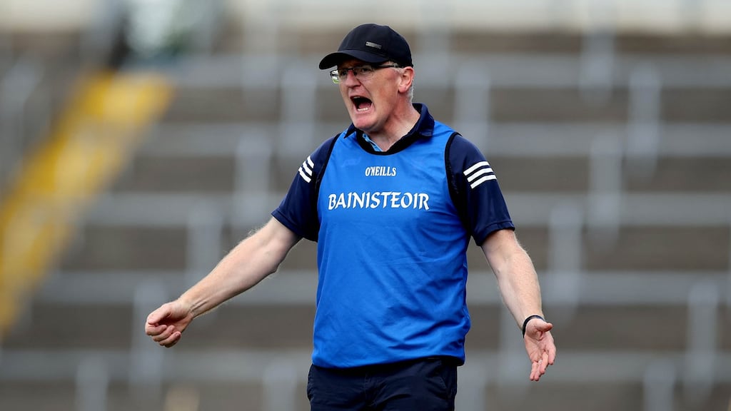 Tony Kelly is keen for the Clare county board to secure Brian Lohan’s services for a third season. Photograph: Ryan Byrne/Inpho