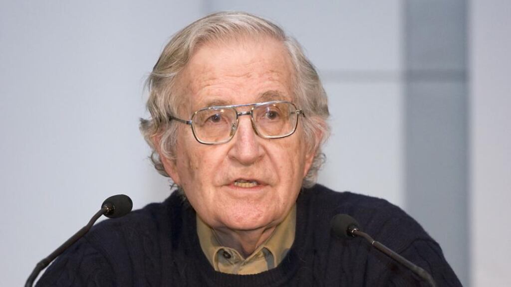 Noam Chomsky  also claimed Recep Tayyip Erdogan was operating double standards on terrorism. Photograph: Daniel Lynch
