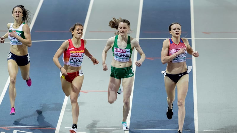Ciara Meageen has qualified for Sunday’s 1,500m final in Glasgow. Photograph: Morgan Treacy/Inpho