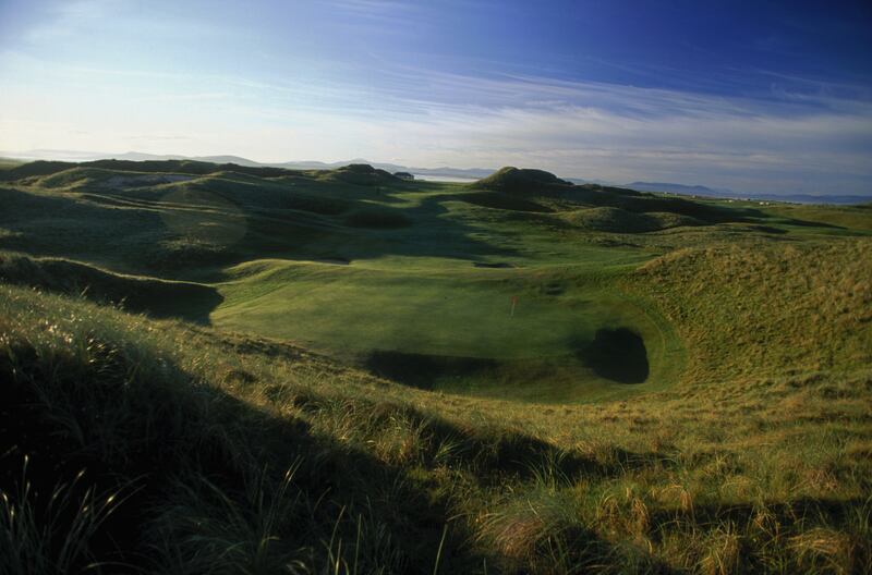 Carne golf course also provides views of Blacksod Bay and the Inishkea Islands. Photograph: Andrew Redington/Getty Images