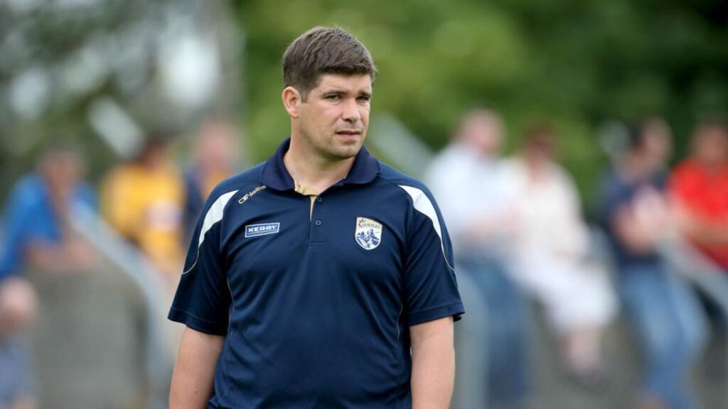 Kerry manager Eamonn Fitzmaurice: expected to name his strongest possible side, with the exception of Colm Cooper, for Sunday’s All-Ireland quarter-final against Galway. Photograph: Inpho