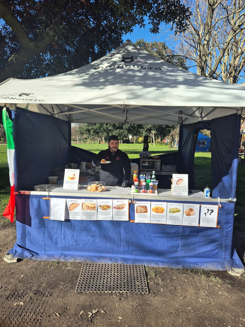 Buon Gusto launched at the Merrion Square Food Market in 2023